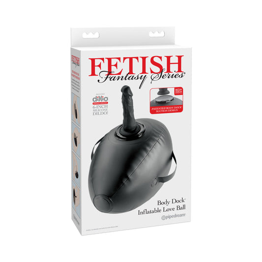 PIPEDREAM - FETISH FANTASY SERIES BODY DOCK INFLATABLE LOVE BALL BLACK