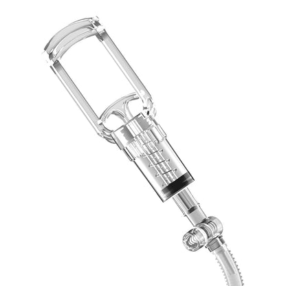 PDX ELITE VIEWTUBE VAC XXL PUMP SEE THRU EZ-GRIP PUMP STROKER CLEAR