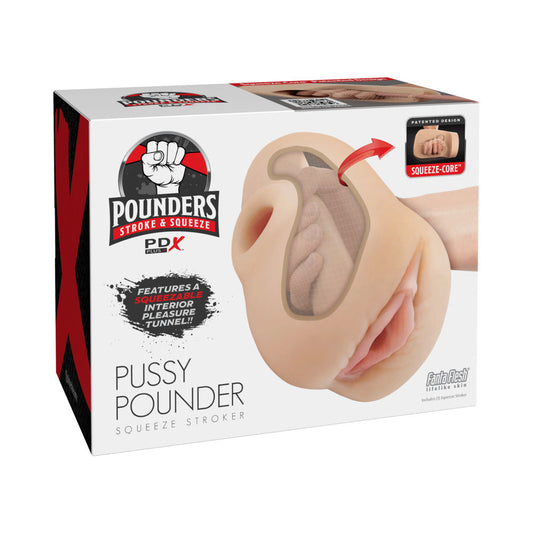 PDX BRANDS - PDX PLUS PUSSY POUNDER SQUEEZE STROKER LIGHT