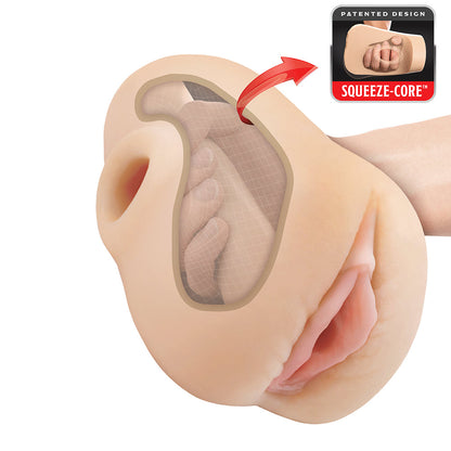 PDX PLUS PUSSY POUNDER SQUEEZE STROKER LIGHT