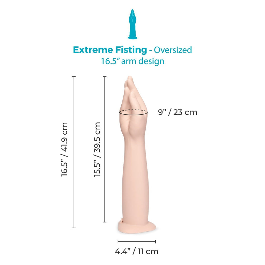 B-VIBE - SILICONE HAND FISTING DILDO