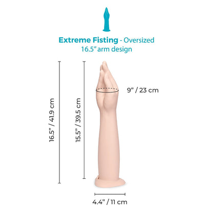 B-VIBE - SILICONE HAND FISTING DILDO