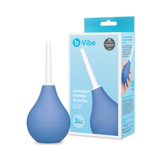 B-VIBE - COMPACT ENEMA DOUCHE BLUE