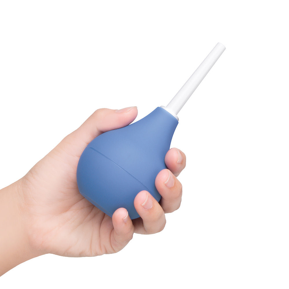 B-VIBE - COMPACT ENEMA DOUCHE BLUE