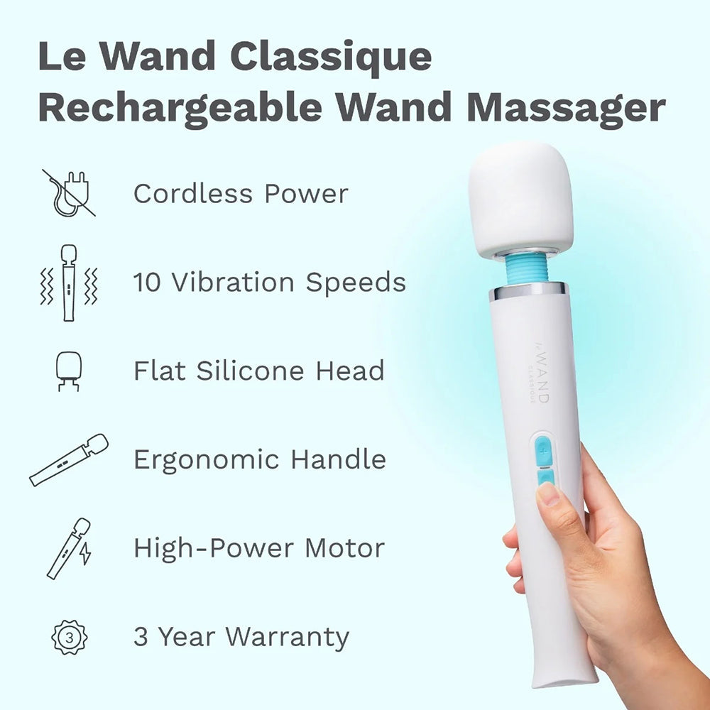 LE WAND - CLASSIQUE RECHARGEABLE WAND MASSAGER