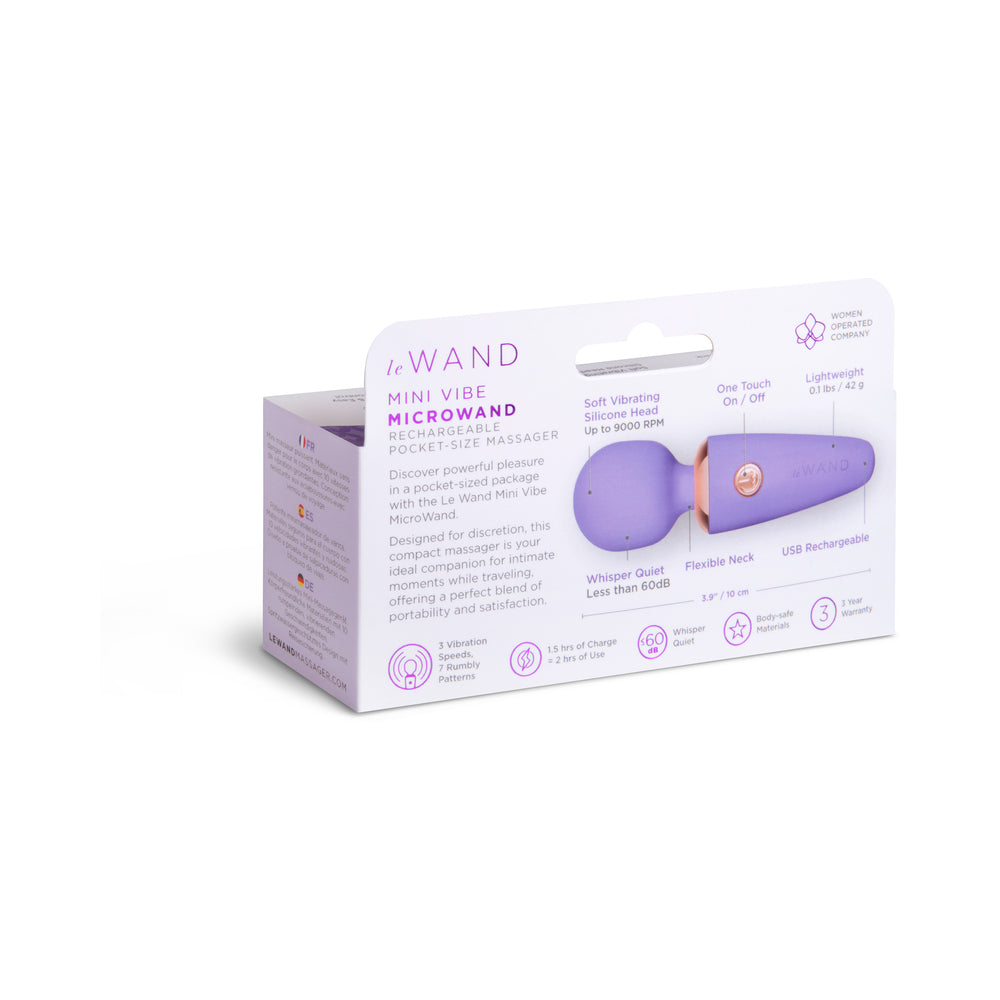 LE WAND MINI MICRO WAND VIOLET