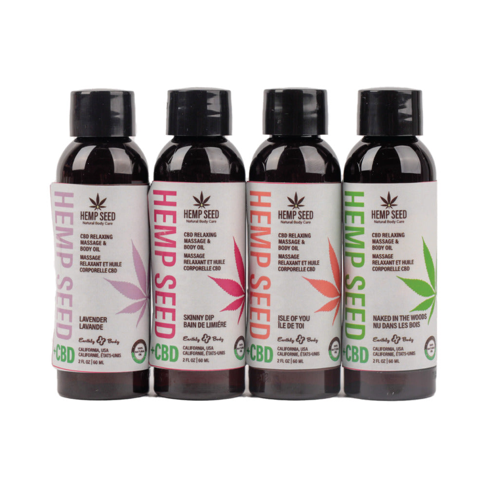 HEMP SEED CBD RELAXING MASSAGE OIL PREPACK
