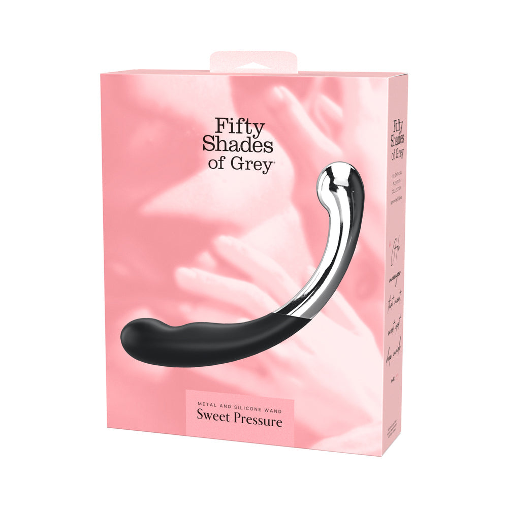 FIFTY SHADES OF GREY - SWEET PRESSURE SILICONE & METAL WAND