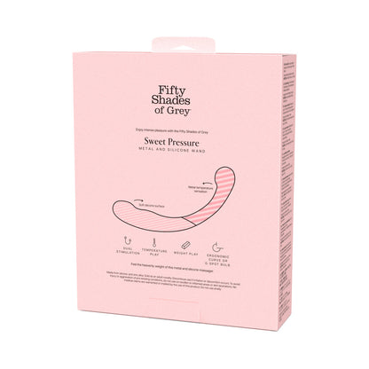 FIFTY SHADES OF GREY - SWEET PRESSURE SILICONE & METAL WAND