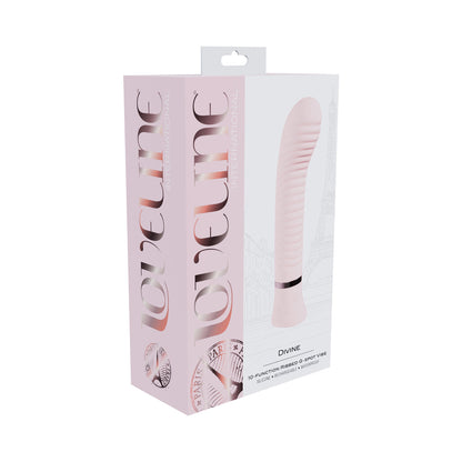 SHOTS - LOVELINE DIVINE RECHARGEABLE SILICONE RIBBED G SPOT VIBRATOR