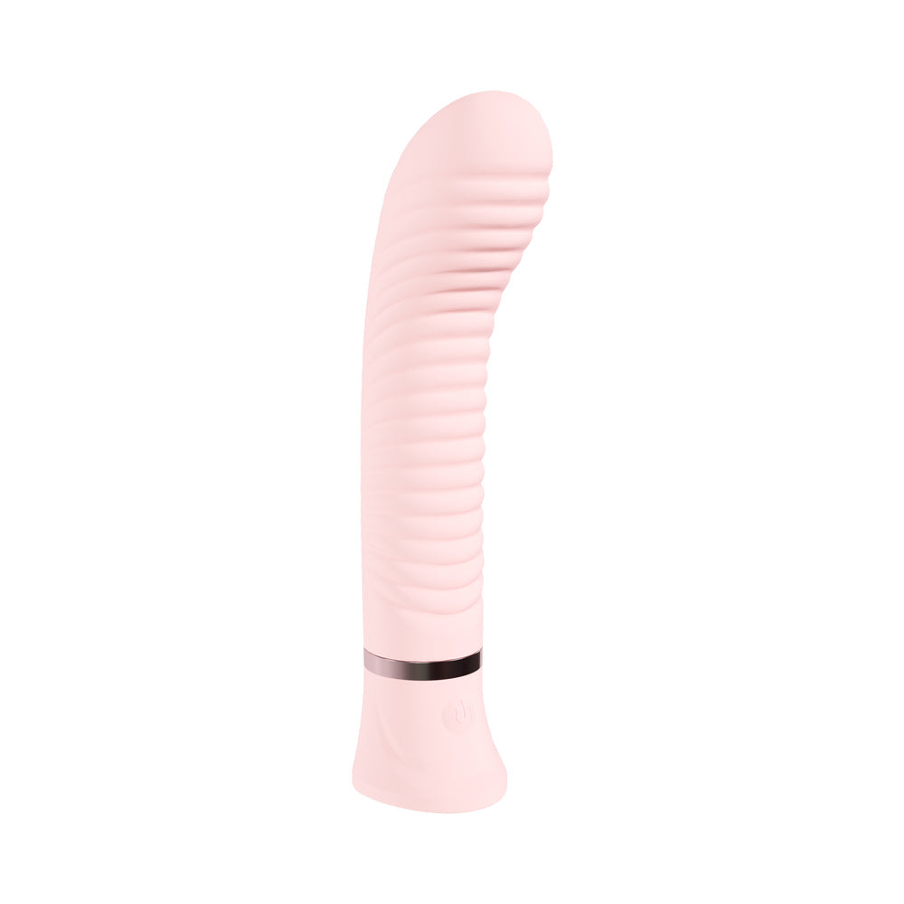 SHOTS - LOVELINE DIVINE RECHARGEABLE SILICONE RIBBED G SPOT VIBRATOR