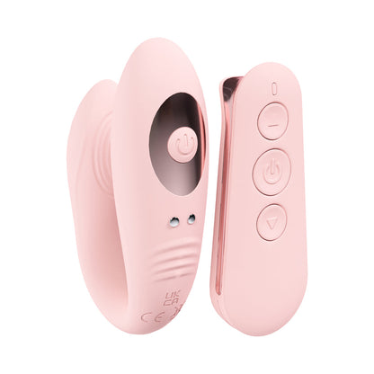 LOVELINE CHARME RECHARGEABLE SILICONE DUAL MOTOR VIBRATOR PINK
