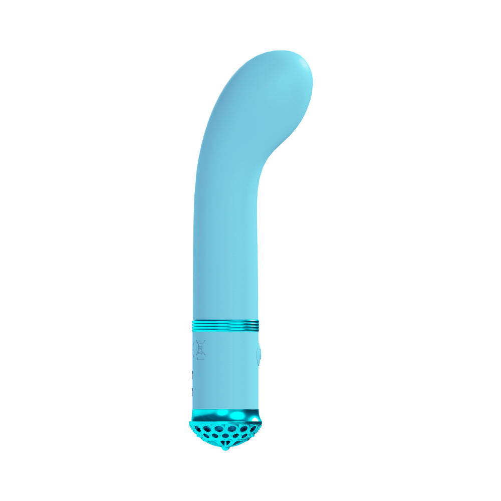 LOVELINE CHERIE RECHARGEABLE SILICONE G-SPOT VIBRATOR BLUE