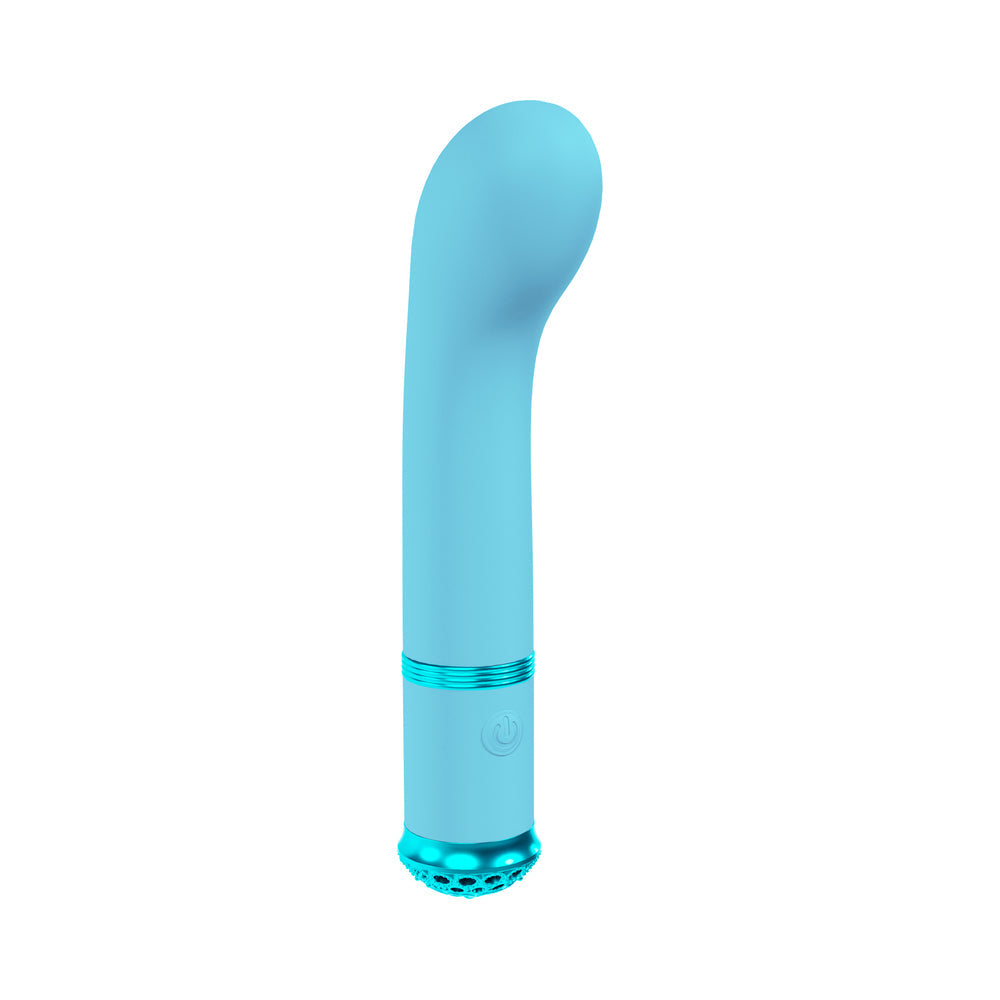 LOVELINE CHERIE RECHARGEABLE SILICONE G-SPOT VIBRATOR BLUE
