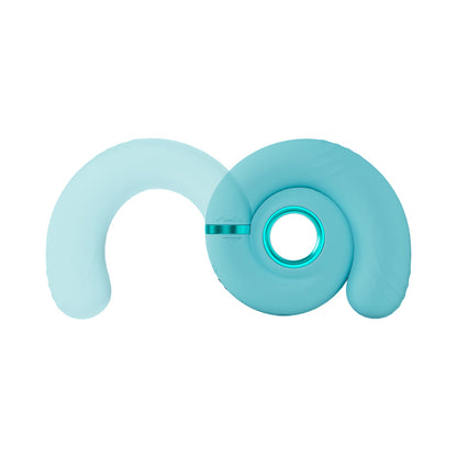 SHOTS - LOVELINE GYRE RECHARGEABLE SILICONE VIBRATING SWIRL BLUE
