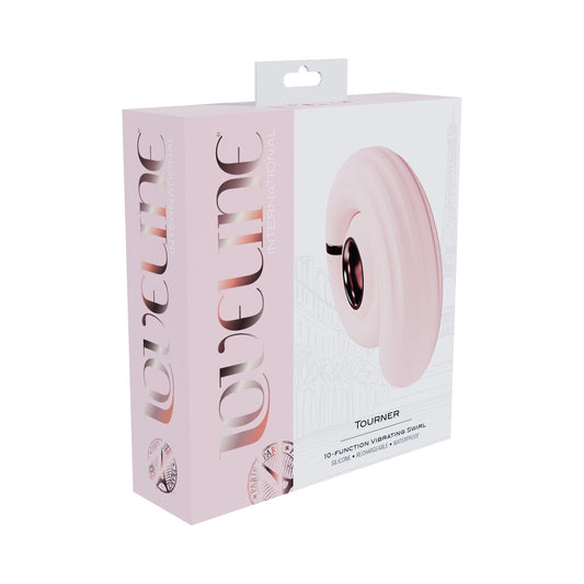 SHOTS - LOVELINE TOURNER RECHARGEABLE SILICONE VIBRATING SWIRL PINK