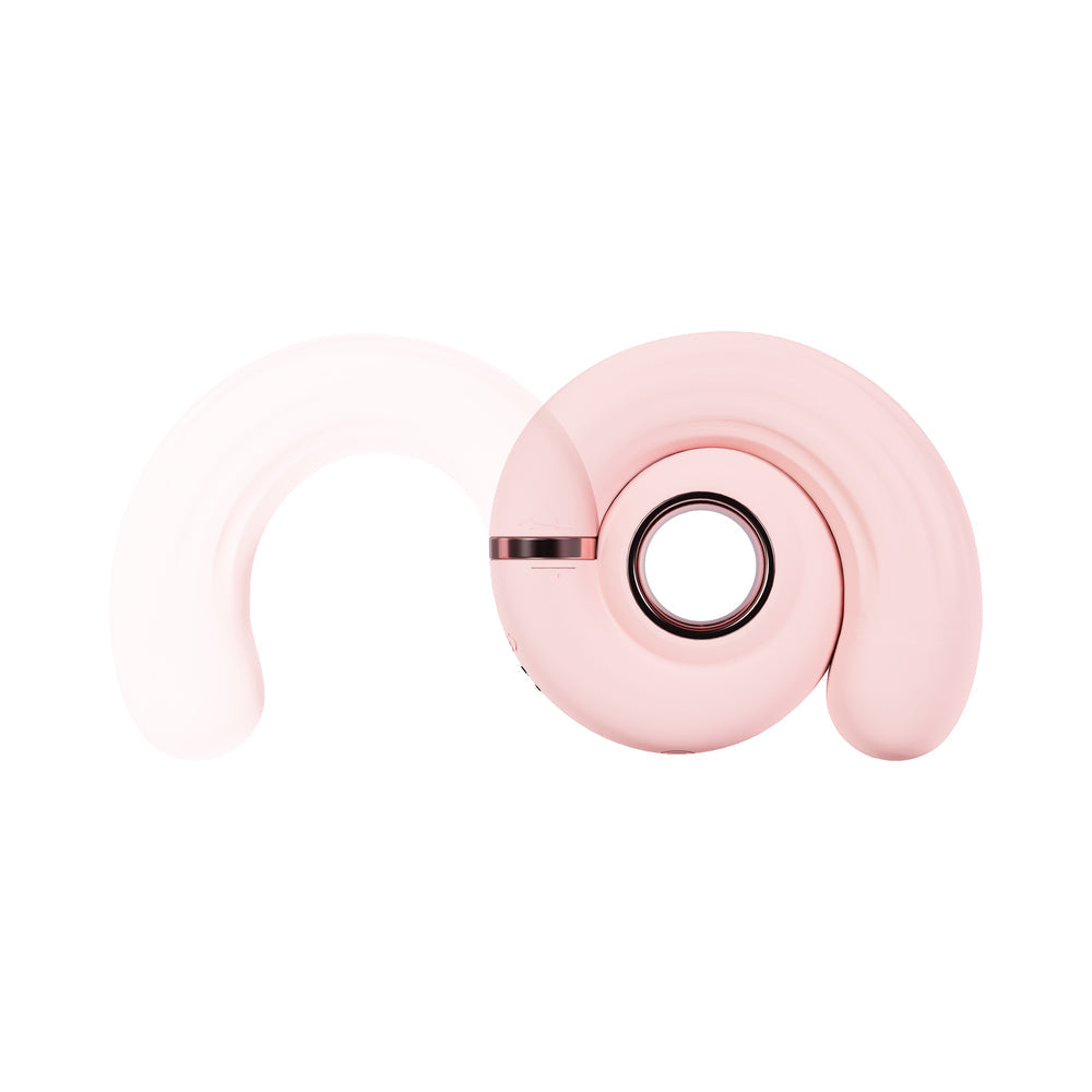 SHOTS - LOVELINE TOURNER RECHARGEABLE SILICONE VIBRATING SWIRL PINK