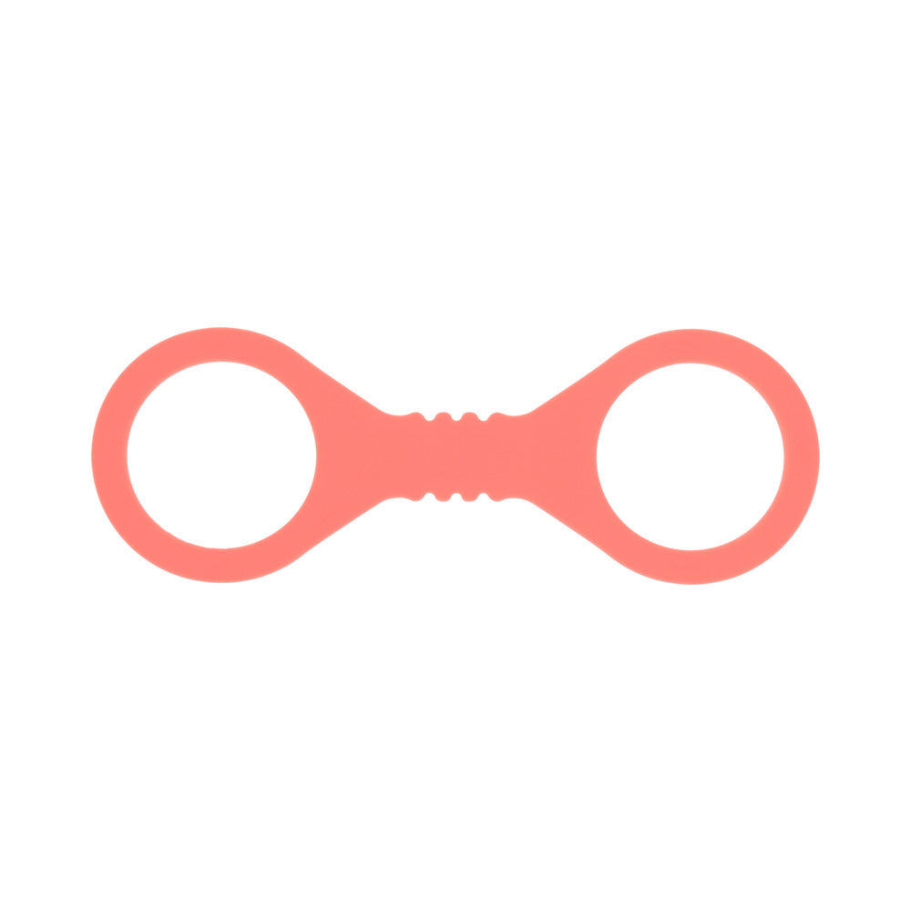 SPORTSHEETS SEX & MISCHIEF PEACHES ''N CREAME SMALL SILICONE CUFFS