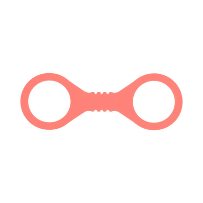 SPORTSHEETS SEX & MISCHIEF PEACHES ''N CREAME SMALL SILICONE CUFFS