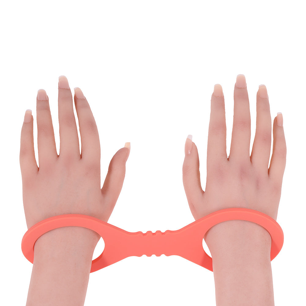 SPORTSHEETS - SEX & MISCHIEF PEACHES ''N CREAME SMALL SILICONE CUFFS