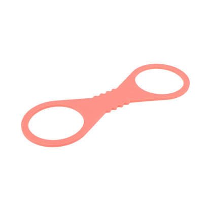 SPORTSHEETS SEX & MISCHIEF PEACHES ''N CREAME LARGE SILICONE CUFFS