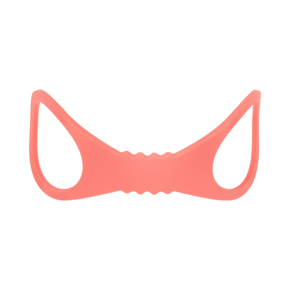 SPORTSHEETS SEX & MISCHIEF PEACHES ''N CREAME LARGE SILICONE CUFFS