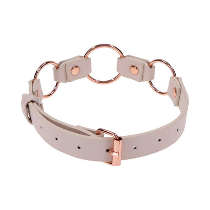SPORTSHEETS - SEX & MISCHIEF PEACHES ''N CREAME RING DAY COLLAR