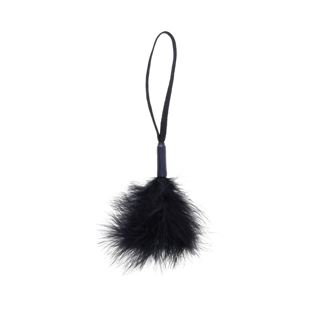 SPORTSHEETS - SEX & MISCHIEF PEACHES 'N CREAME WRIST FEATHER TICKLER