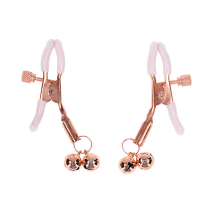 SPORTSHEETS - SEX & MISCHIEF PEACHES ''N CREAME BELL NIPPLE CLAMPS