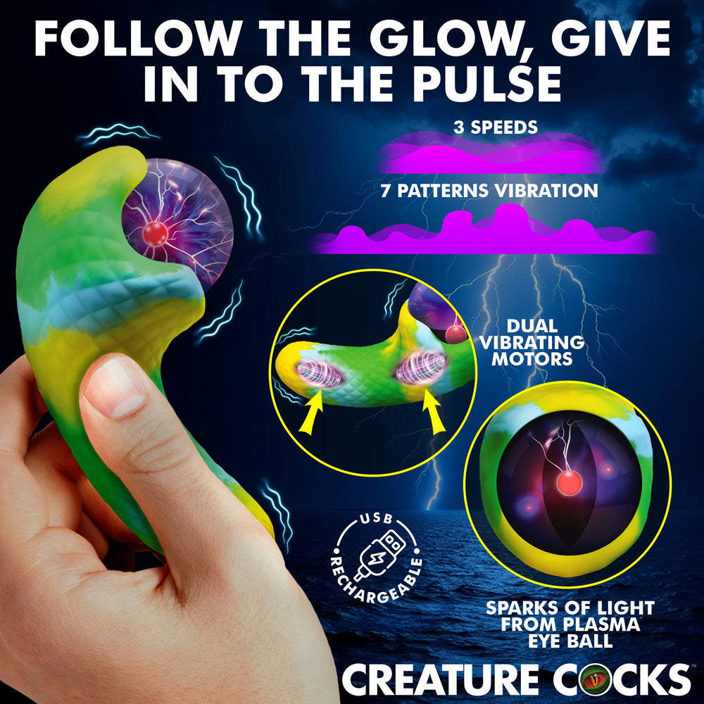 XR BRANDS - CREATURE COCKS ELECTRIC EYE PLASMA VIBRATOR