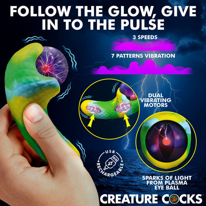 XR BRANDS - CREATURE COCKS ELECTRIC EYE PLASMA VIBRATOR