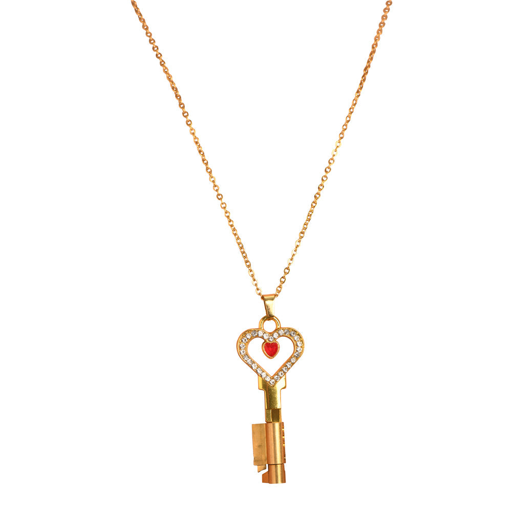 XR BRANDS - MASTER SERIES CHASTITY KEY NECKLACE
