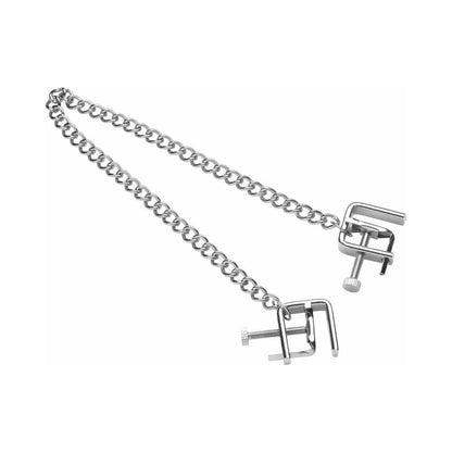 XR BRANDS - MASTER SERIES PRESSURE VICE METAL NIPPLE CLAMPS