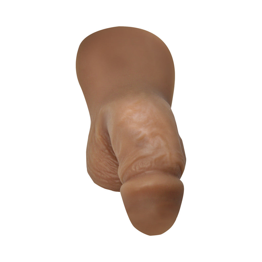 XR BRANDS - STRAP U 3.6 IN. SILICONE PACKER DILDO MEDIUM
