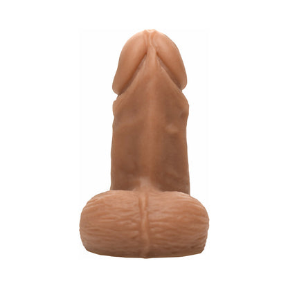 XR BRANDS - STRAP U 3.6 IN. SILICONE PACKER DILDO MEDIUM