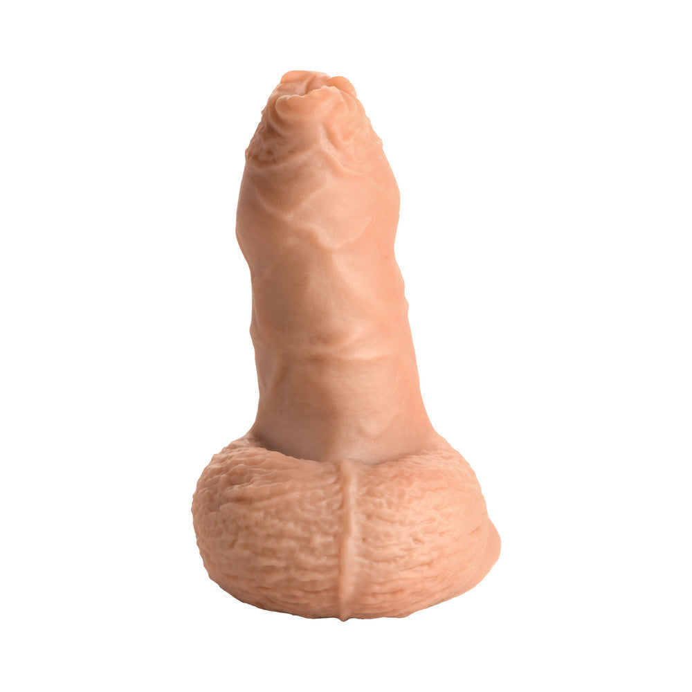 XR BRANDS - STRAP U 5.1 IN. UNCUT SILICONE PACKER DILDO MEDIUM