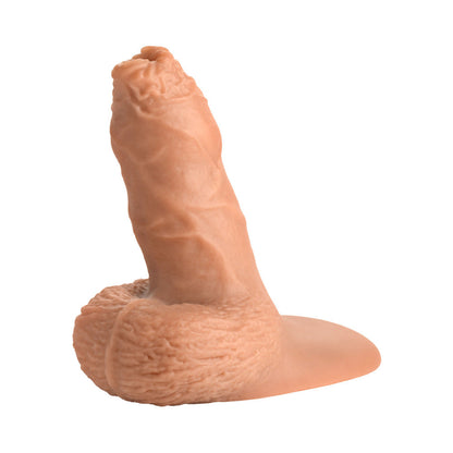 MARCAS XR - ARNÉS U 5.1 PULGADAS DILDO PACKER DE SILICONA SIN CORTAR MEDIANO