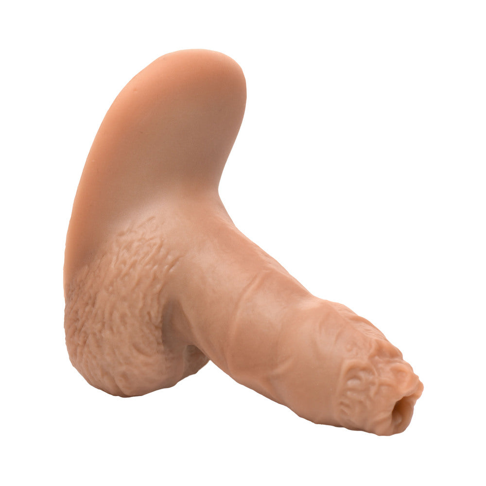 STRAP U 5.1 IN. UNCUT SILICONE PACKER DILDO MEDIUM