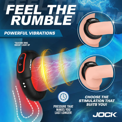 JOCK RUMBLER 1.8 IN. VIBRATING & WARMING C-RING