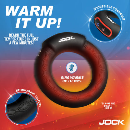 JOCK RUMBLER 1.8 IN. VIBRATING & WARMING C-RING