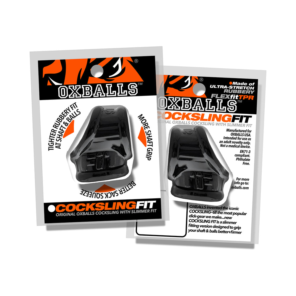 OXBALLS COCKSLING FIT SLING BLACK