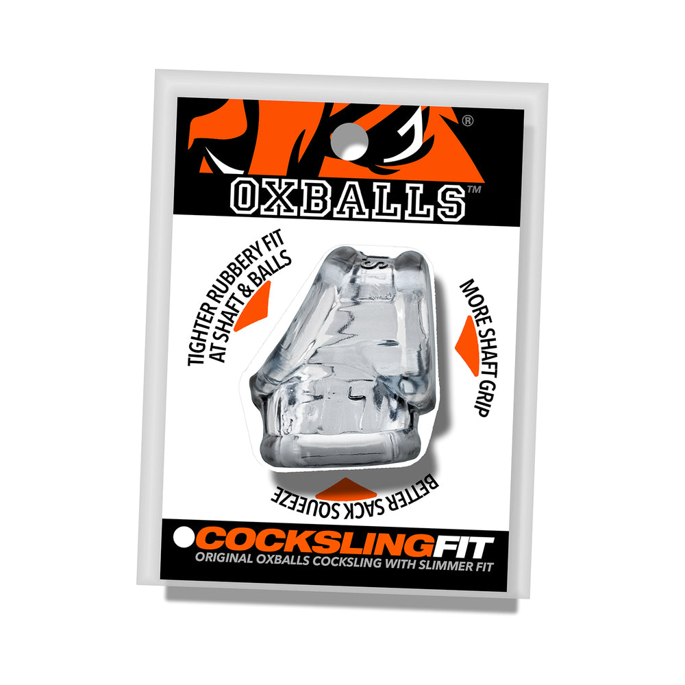 OXBALLS - COCKSLING FIT SLING TRANSPARENTE