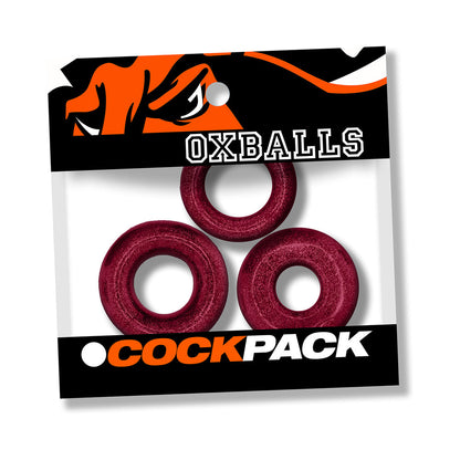 OXBALLS - COCKPACK MULTI DESIGN 3-PACK CHERRY LIPS