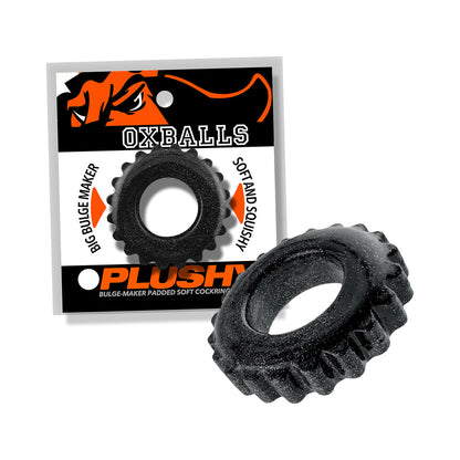 OXBALLS - PLUSHY SINGLE RING BLACK MICA