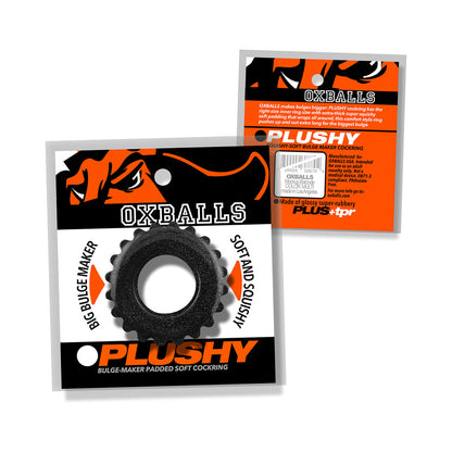 OXBALLS - PLUSHY SINGLE RING BLACK MICA