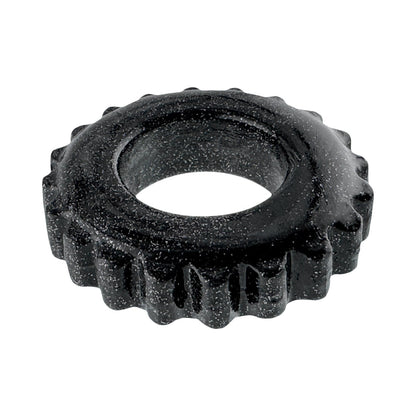 OXBALLS PLUSHY SINGLE RING BLACK MICA