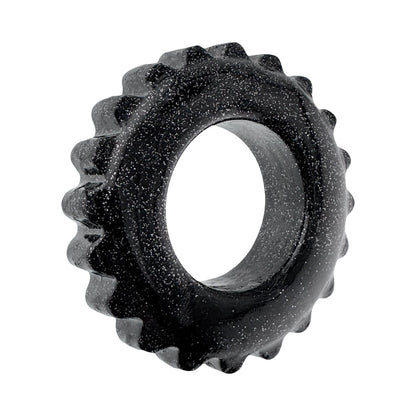 OXBALLS PLUSHY SINGLE RING BLACK MICA