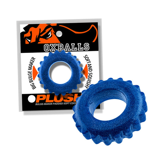 OXBALLS PLUSHY SINGLE RING BLUE FIRE