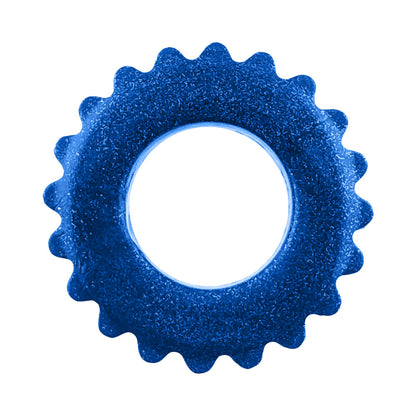 OXBALLS PLUSHY SINGLE RING BLUE FIRE