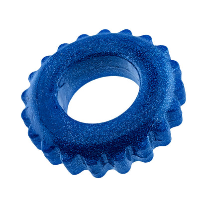 OXBALLS PLUSHY SINGLE RING BLUE FIRE